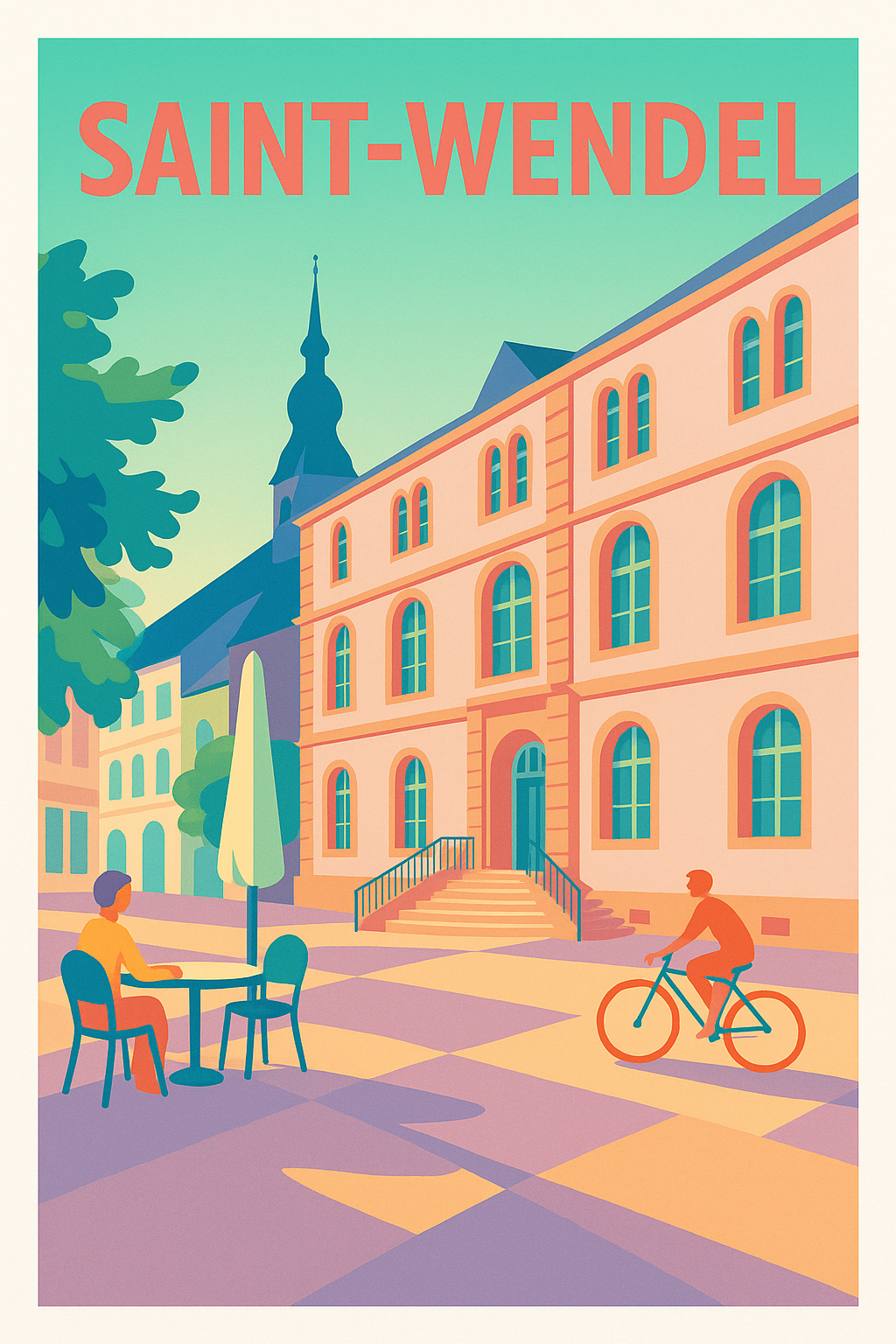 Affiche de Saint-Wendel - Charme et douceur urbaine