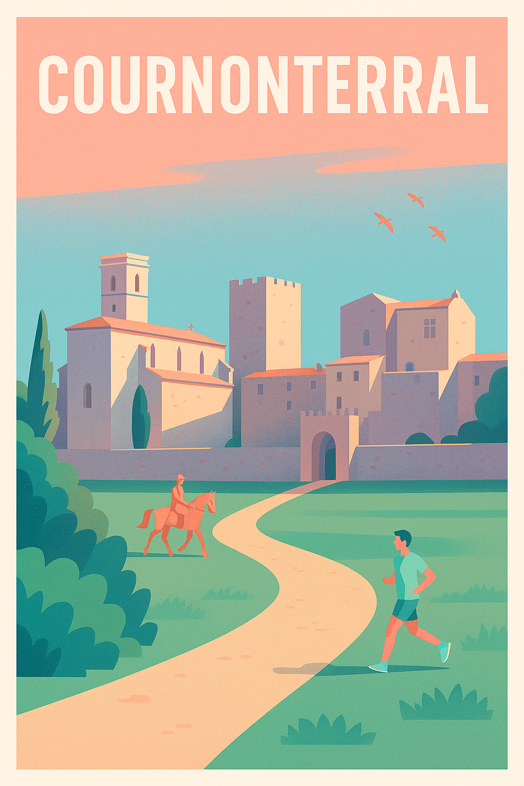 Affiche de Cournonterral - Un village chargé d'histoire et de sérénité