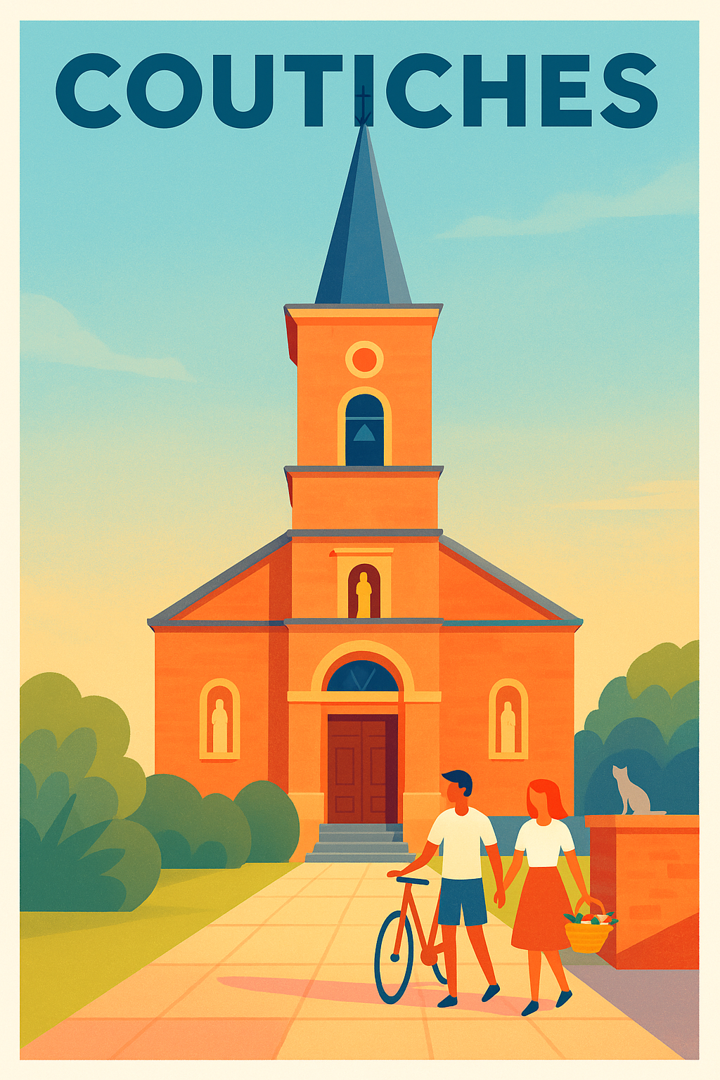 Affiche de Coutiches - L'Élégance Paisible du Charme Local