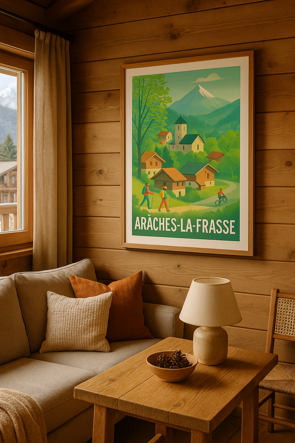 Mise en situation Affiche de Arâches-la-Frasse - Évasion Nature et Montagne