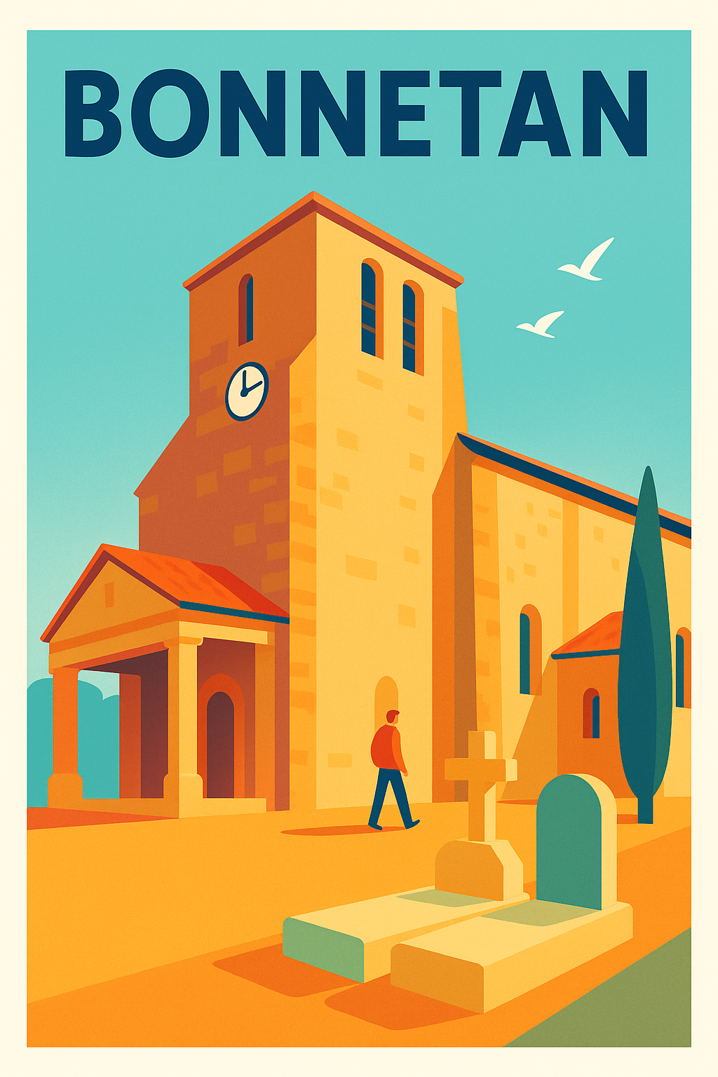 Affiche de Bonnetan - Charme intemporel au cœur du patrimoine