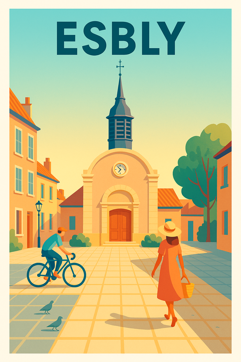 Affiche de Esbly - Charme et sérénité au cœur du village