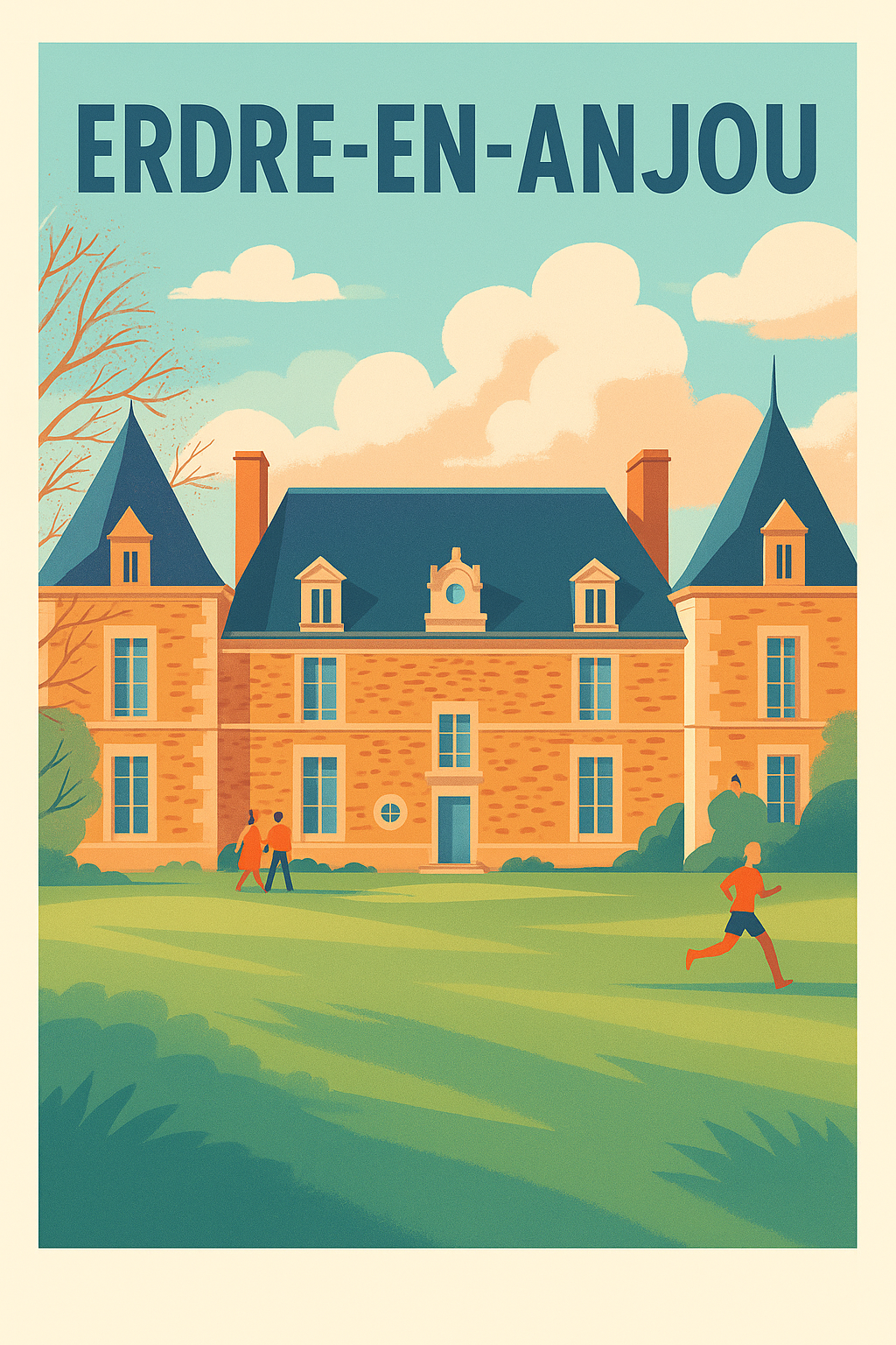 Affiche de Erdre-en-Anjou - Élégance et nature réunies
