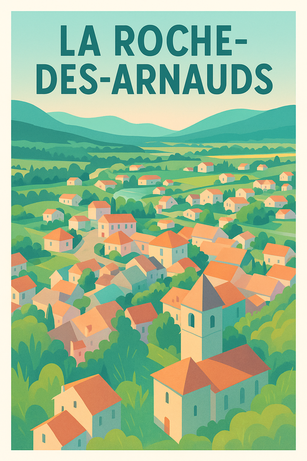Affiche de La Roche-des-Arnauds - Charme bucolique et paysages apaisants
