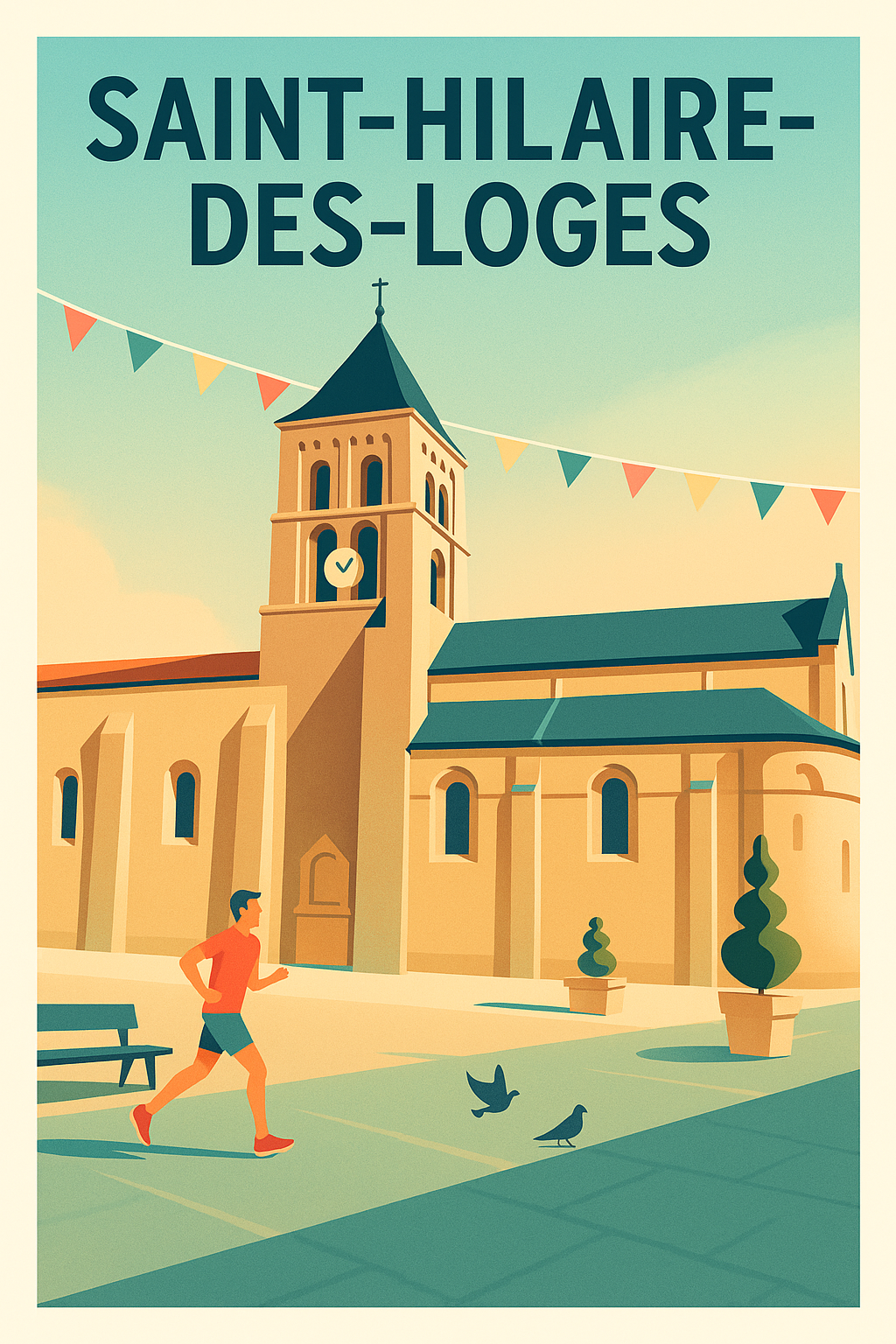 Affiche de Saint-Hilaire-des-Loges - Charme et tranquillité à chaque pas