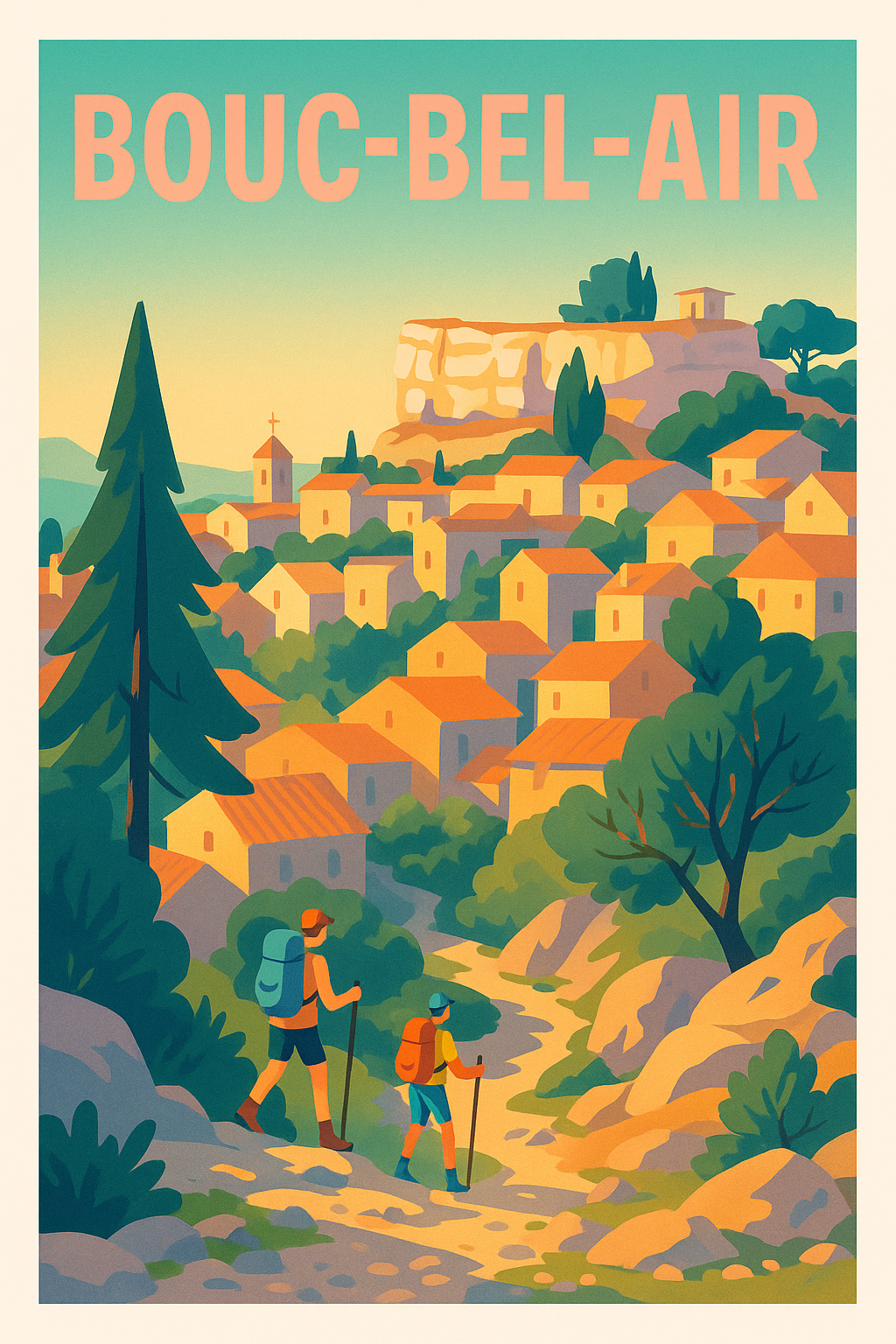 Affiche de Bouc-Bel-Air - Escapade Provençale en Douceur