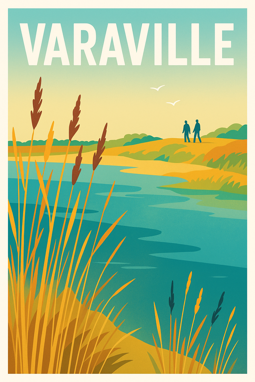 Affiche de Varaville - Évasion naturelle au bord de l'eau