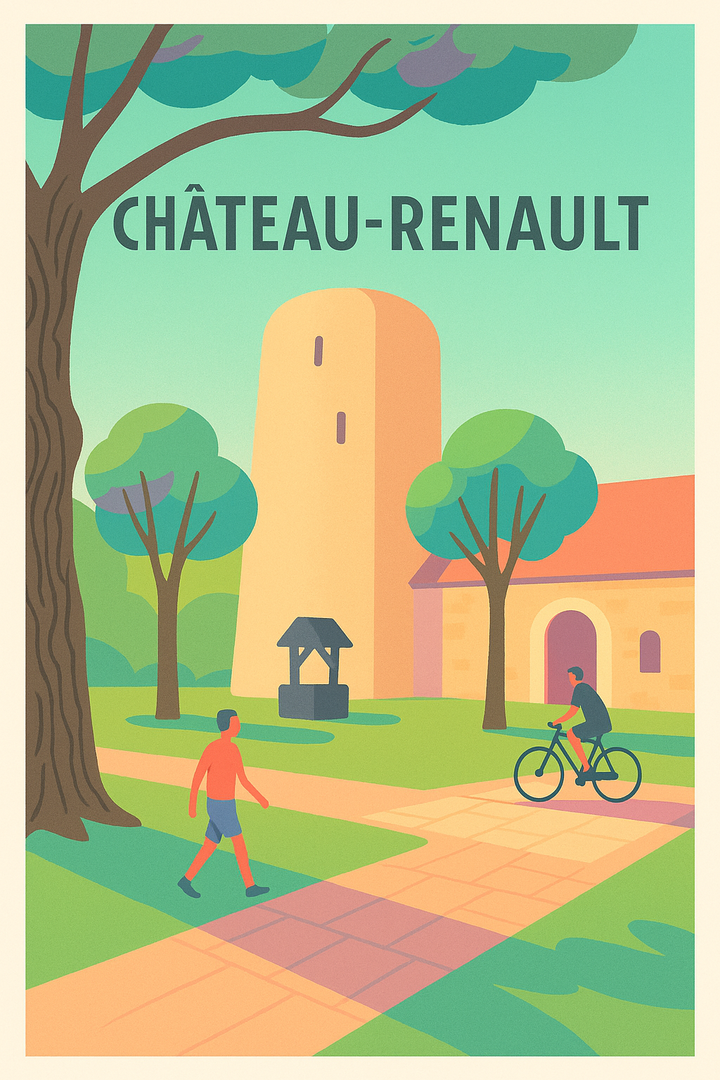Affiche de Château-Renault - Charme et sérénité au cœur de la ville
