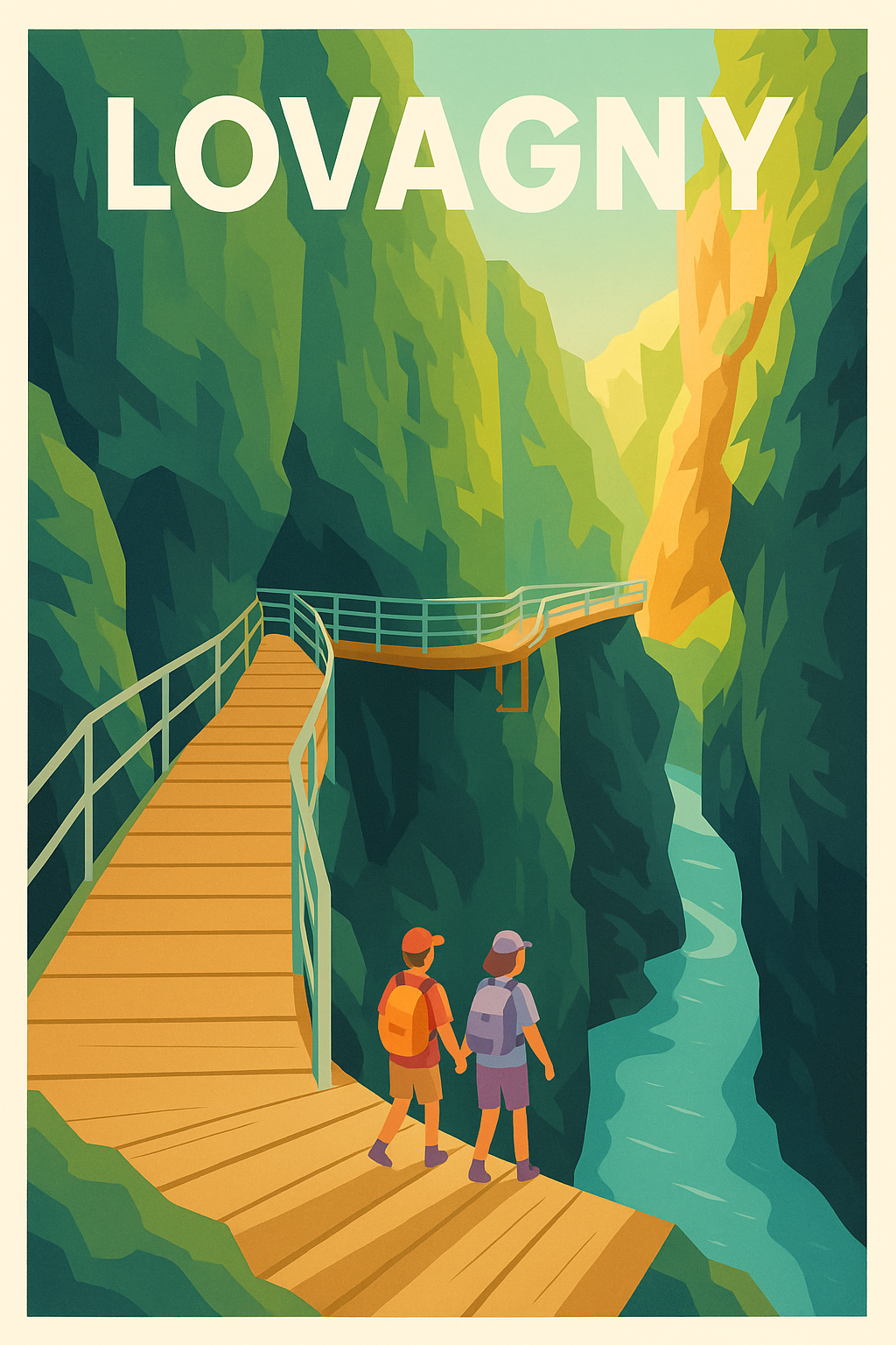 Affiche de Lovagny - Évasion et nature au cœur des gorges