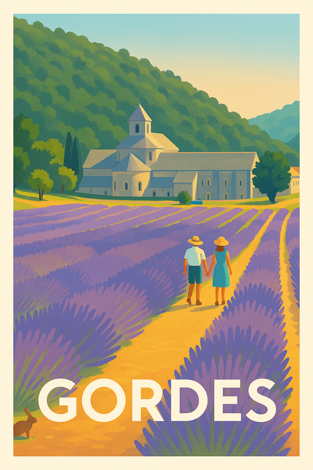 Affiche de Gordes - Balade champêtre au cœur de la Provence