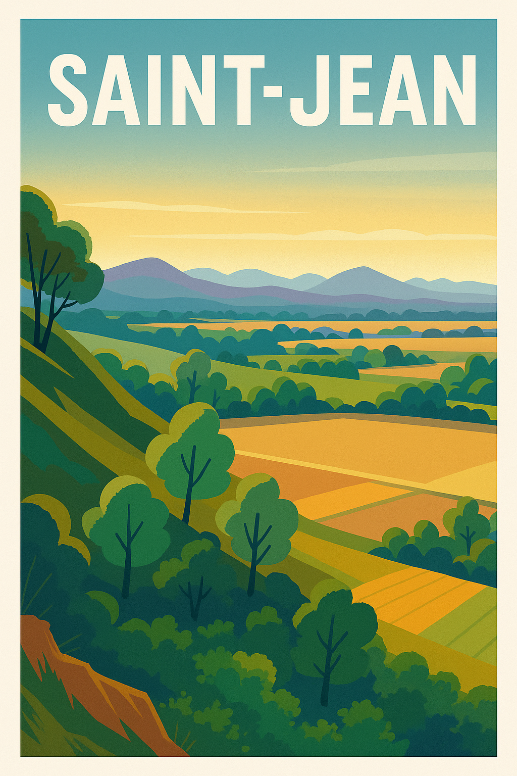 Affiche de Saint-Jean - L'évasion nature à portée de vue