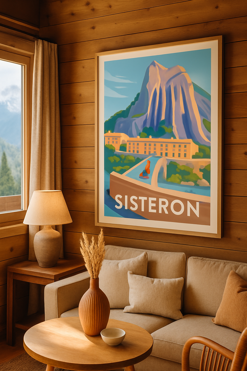 Mise en situation Affiche de Sisteron - La porte des Alpes en lumière