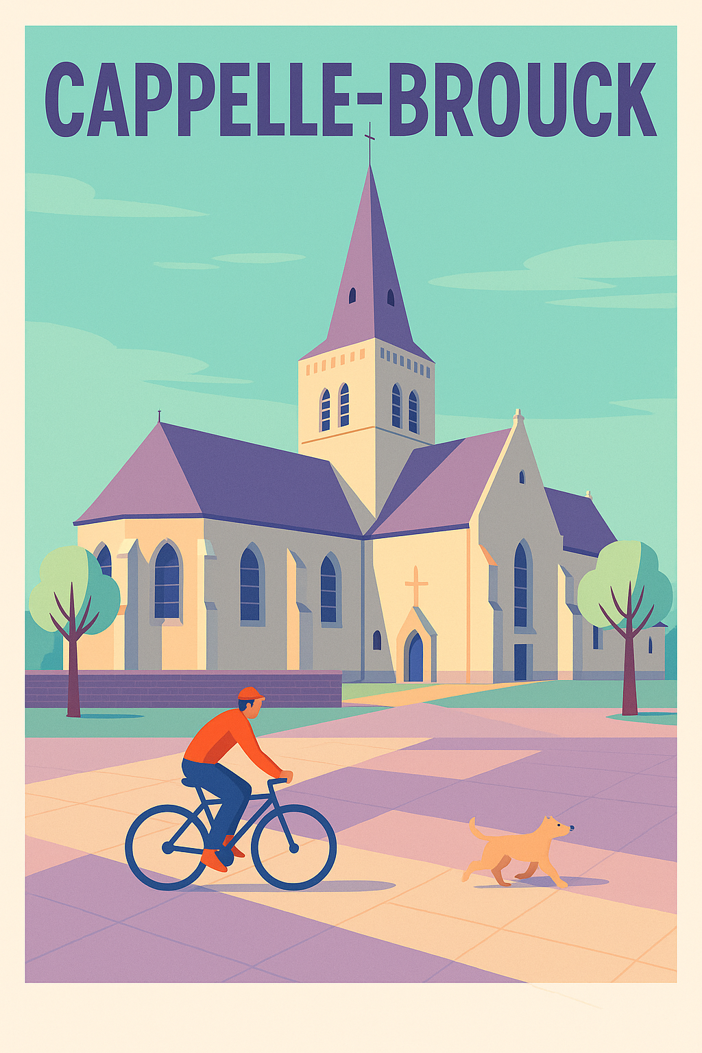 Affiche de Cappelle-Brouck - Sérénité et vie locale au cœur de la ville