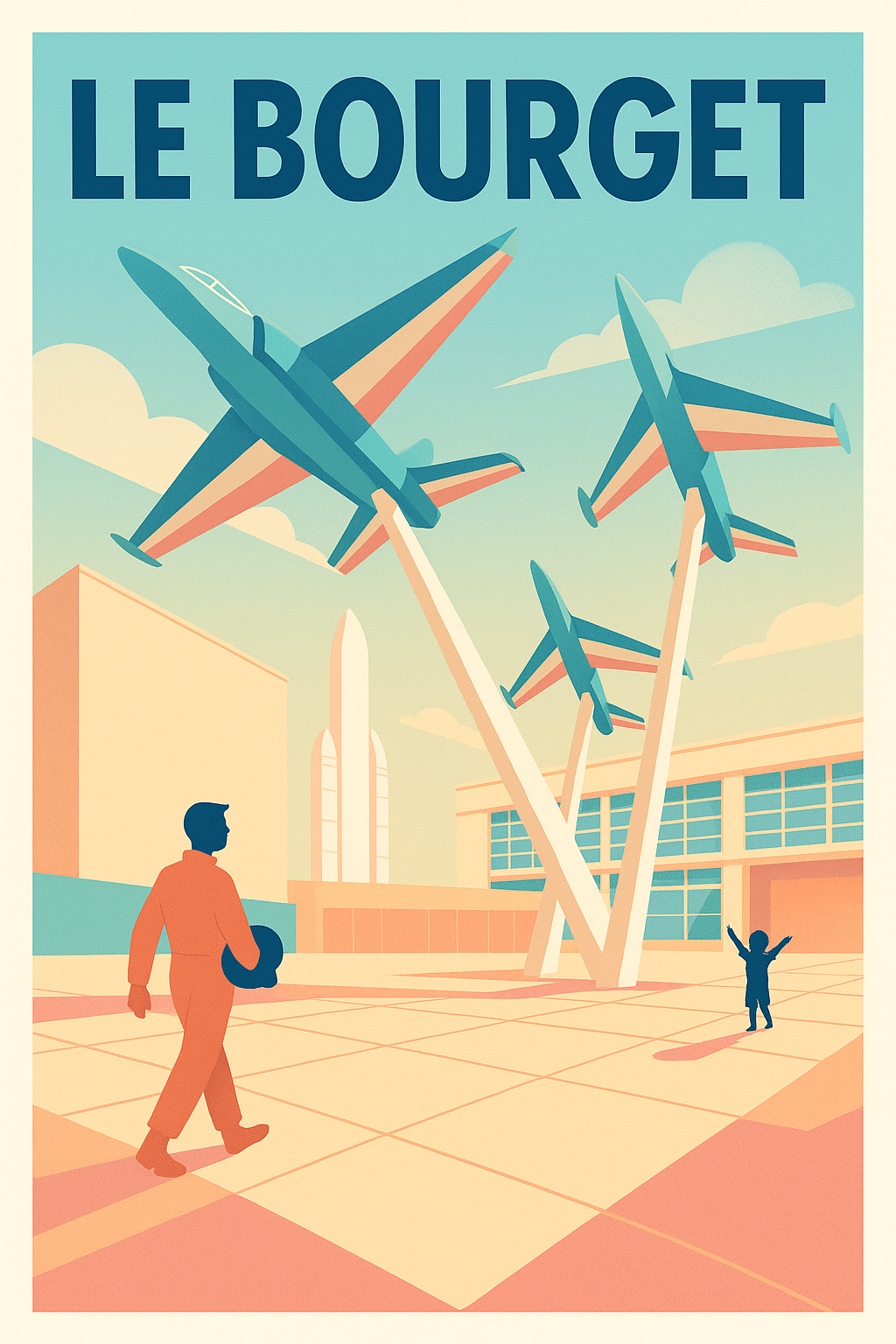Affiche de Le Bourget - L'aviation en plein envol