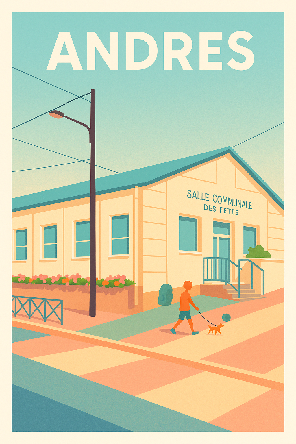 Affiche de Andres - Douceur de vie à la salle communale