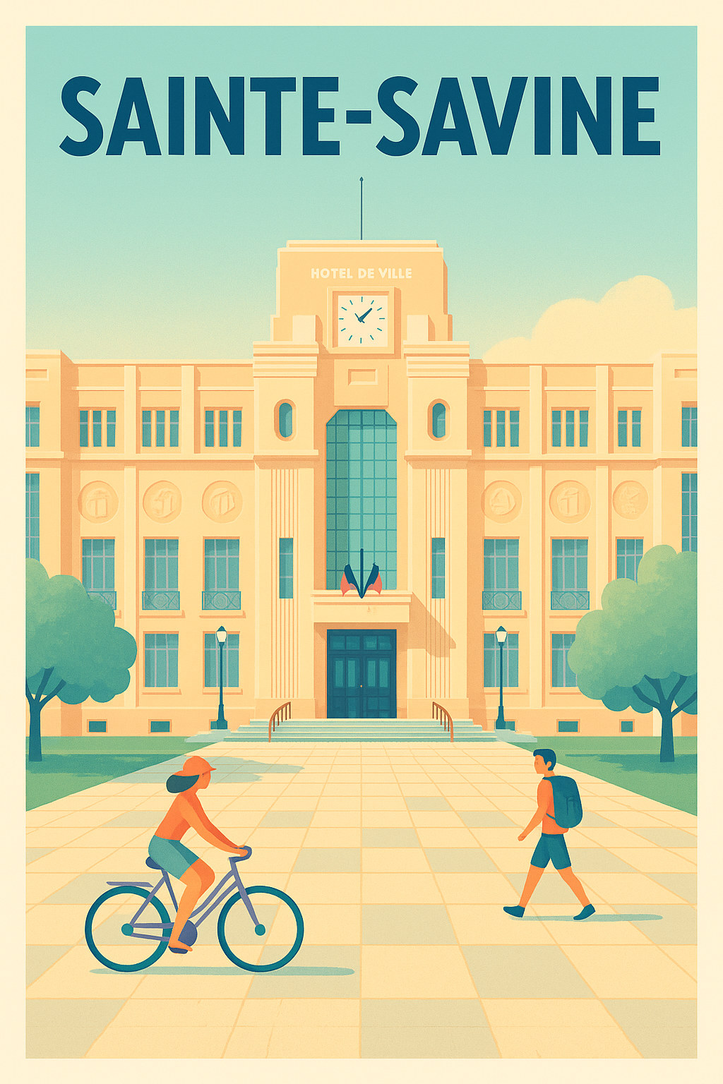 Affiche de Sainte-Savine - Charme et Sérénité au Cœur de la Ville