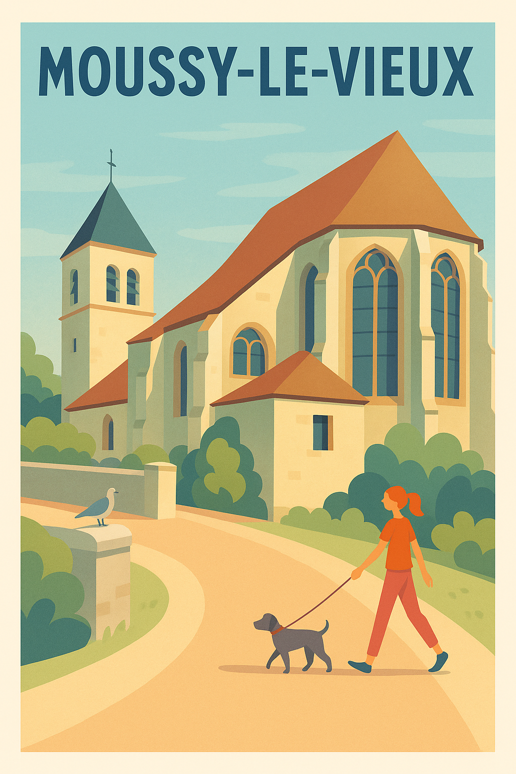 Affiche de Moussy-le-Vieux - Charme paisible au cœur du village
