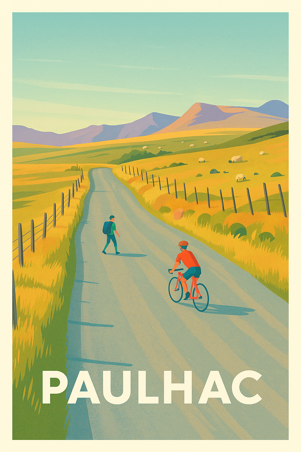 Affiche Paulhac — L'escapade nature entre ciel et montagne · poster d'art de Paulhac