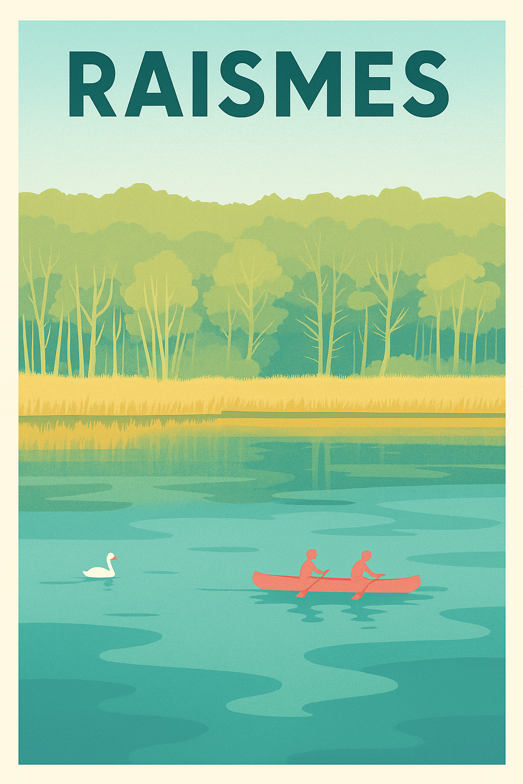 Affiche de Raismes - Sérénité au fil de l'eau