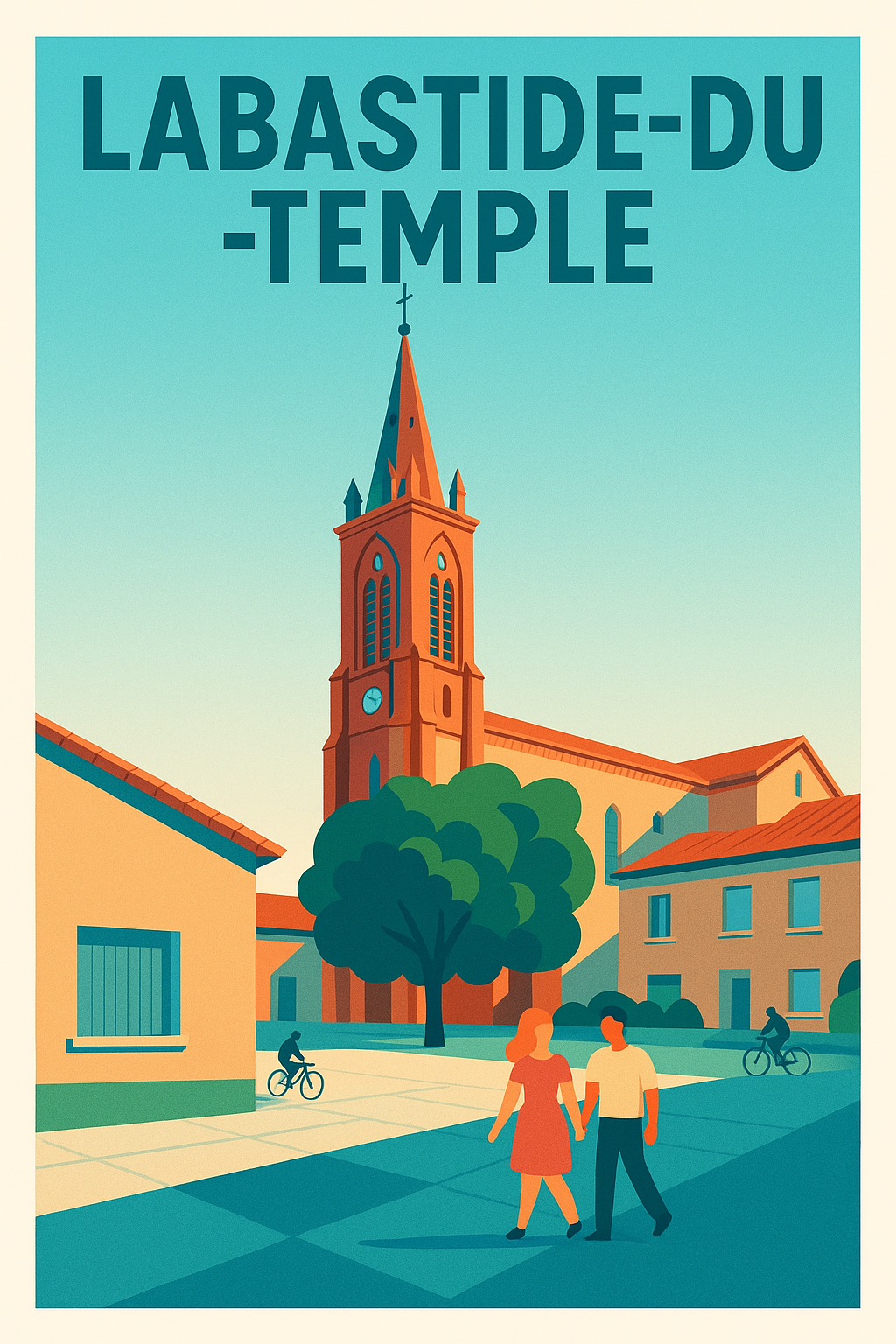 Affiche de Labastide-du-Temple - Harmonie et charme en Occitanie
