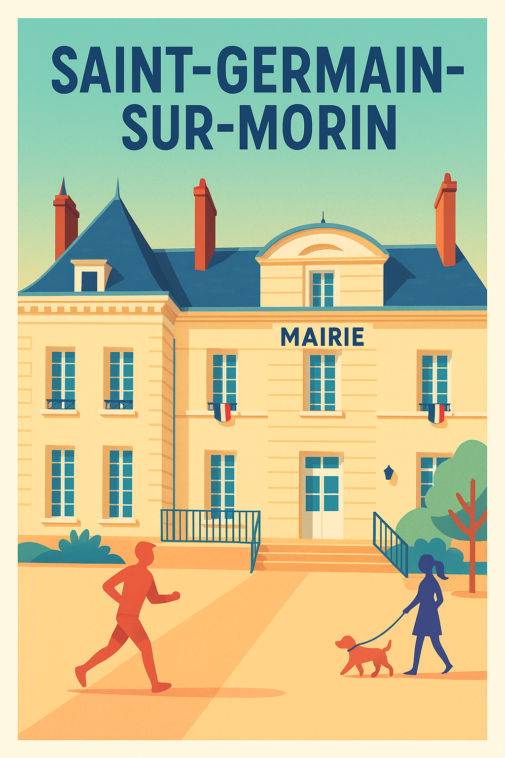 Affiche de Saint-Germain-sur-Morin - Charme et sérénité au cœur de la ville