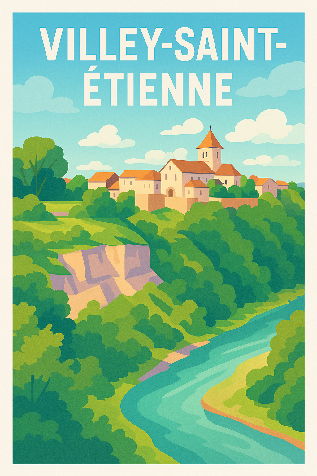 Affiche de Villey-Saint-Étienne - Charme bucolique et nature préservée