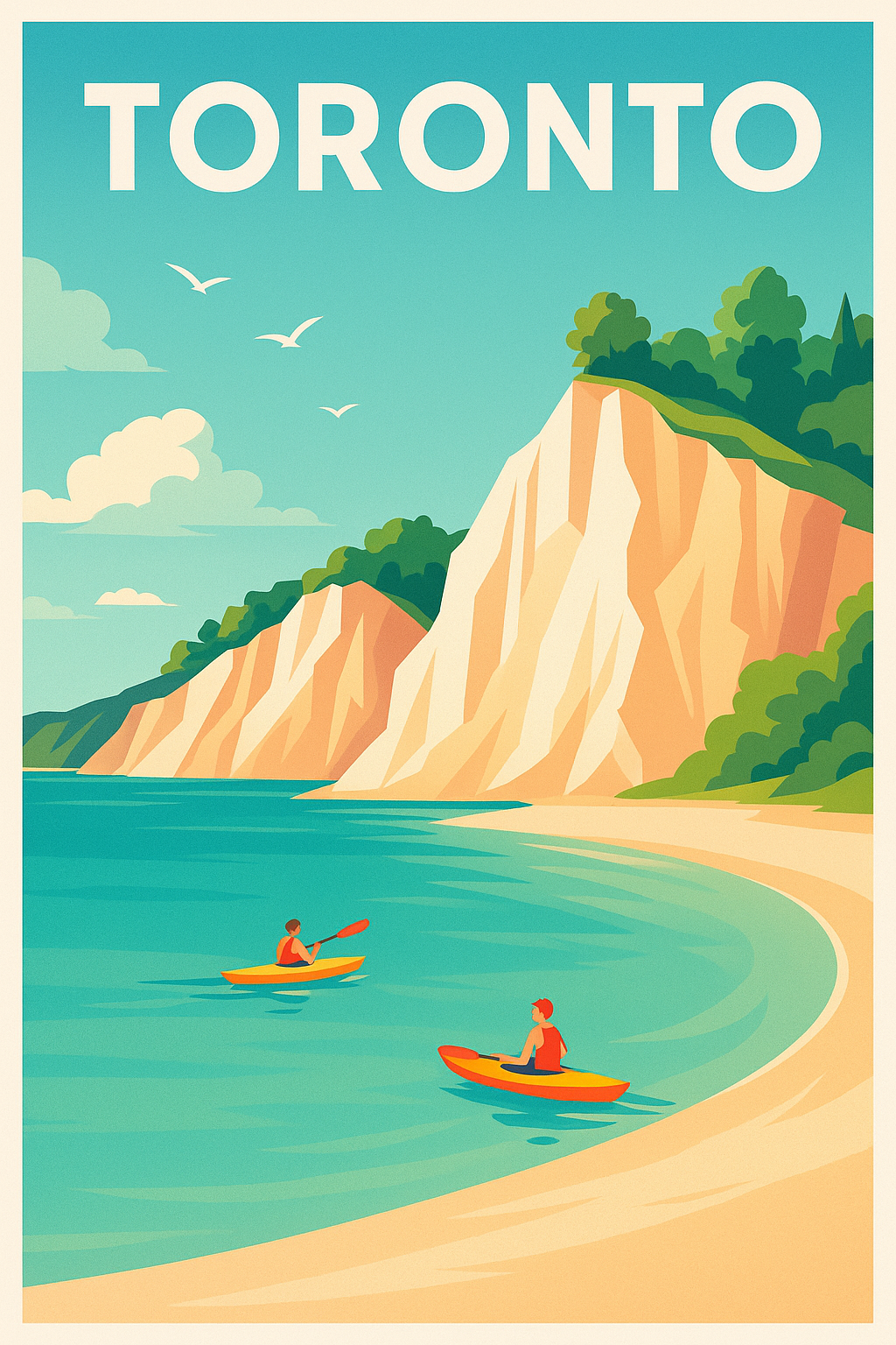 Affiche de Toronto - Escapade paisible au bord de l'eau
