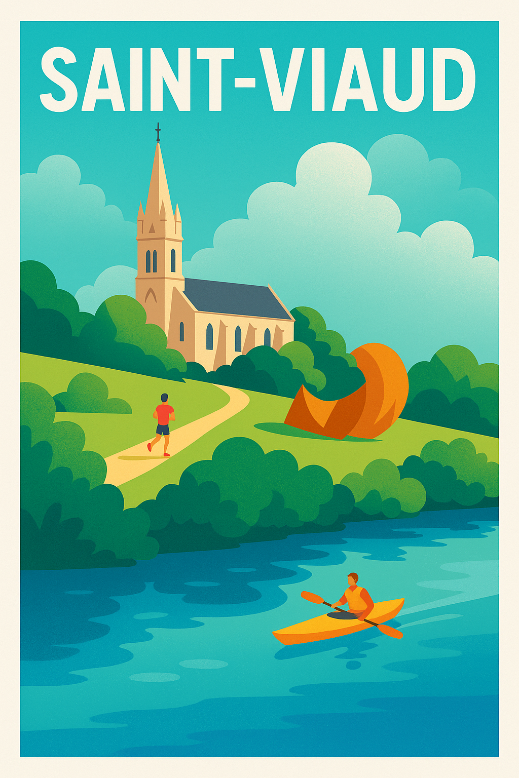 Affiche de Saint-Viaud - Évasion nature et activités en plein air
