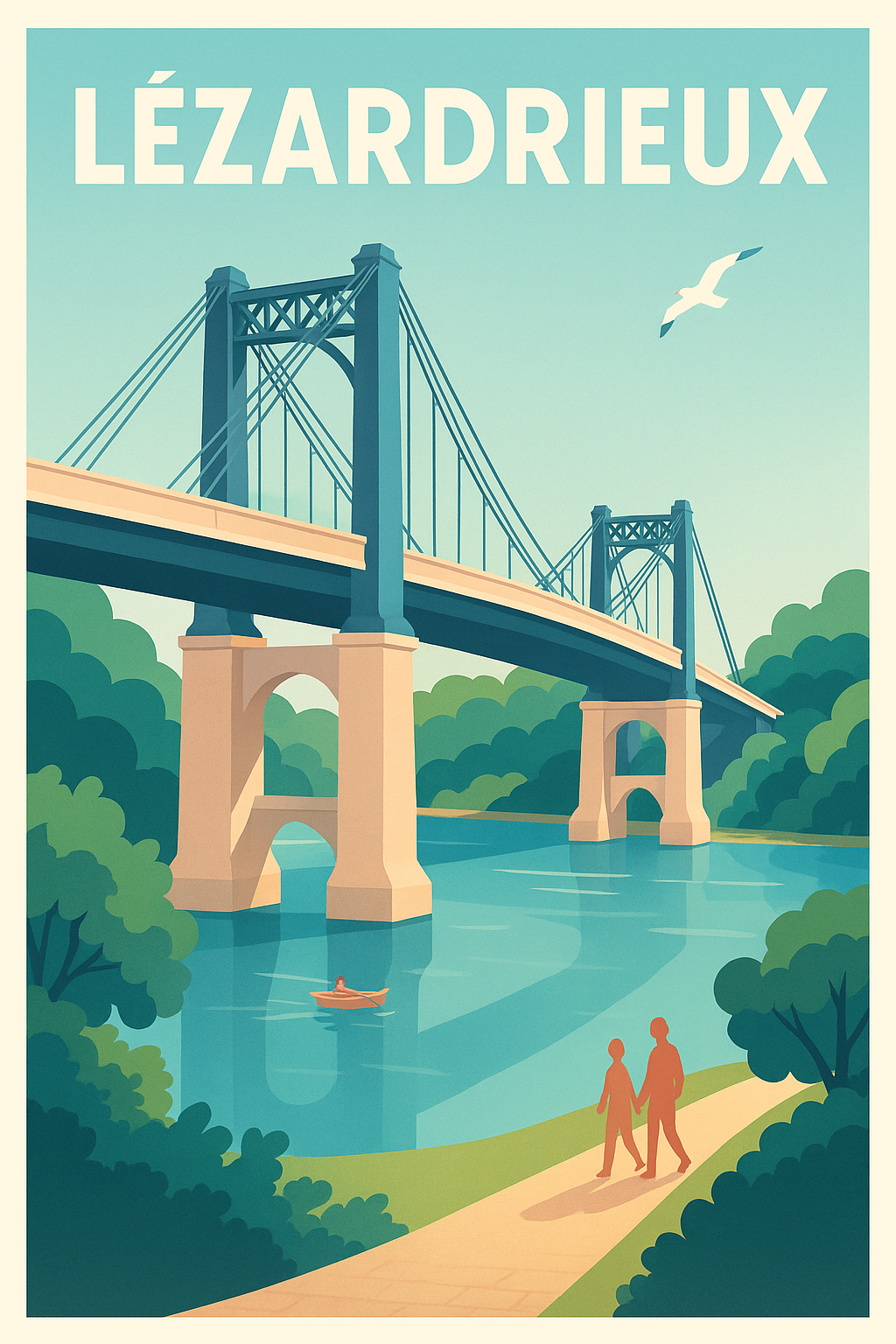 Affiche de Lézardrieux - Tranquillité au fil de l'eau