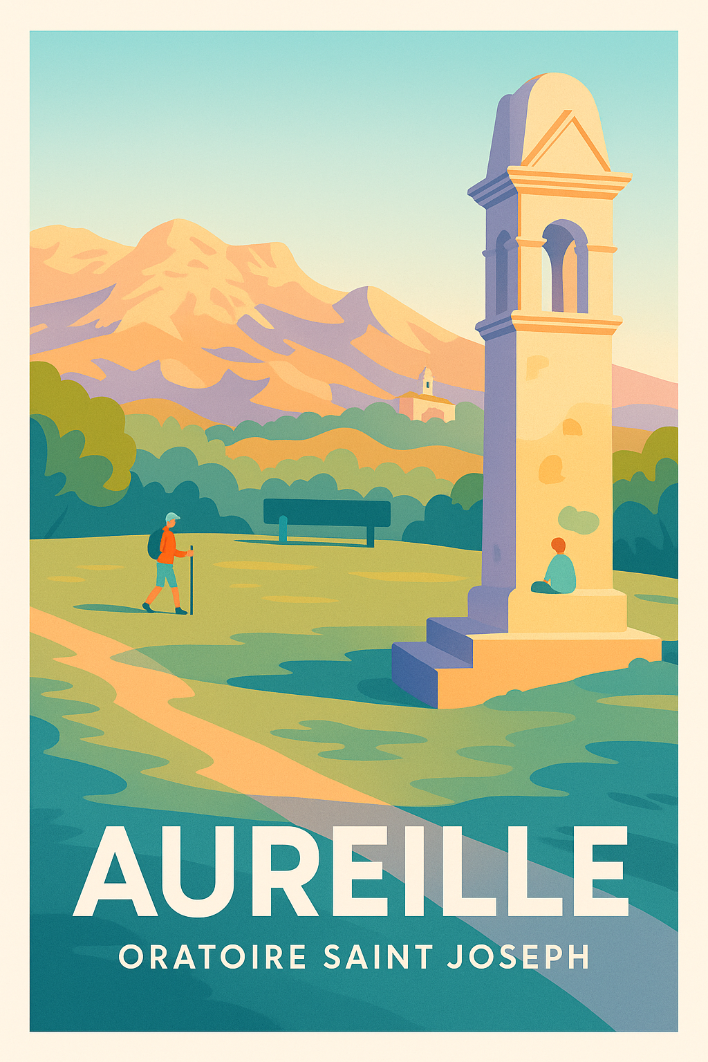 Affiche de Aureille - L'authenticité de l'Oratoire Saint Joseph