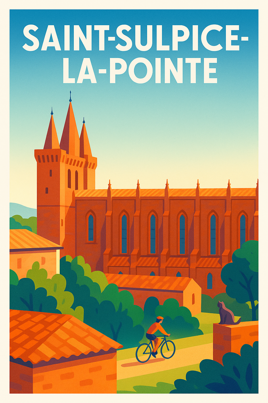 Affiche de Saint-Sulpice-la-Pointe - Charme et Sérénité Occitane