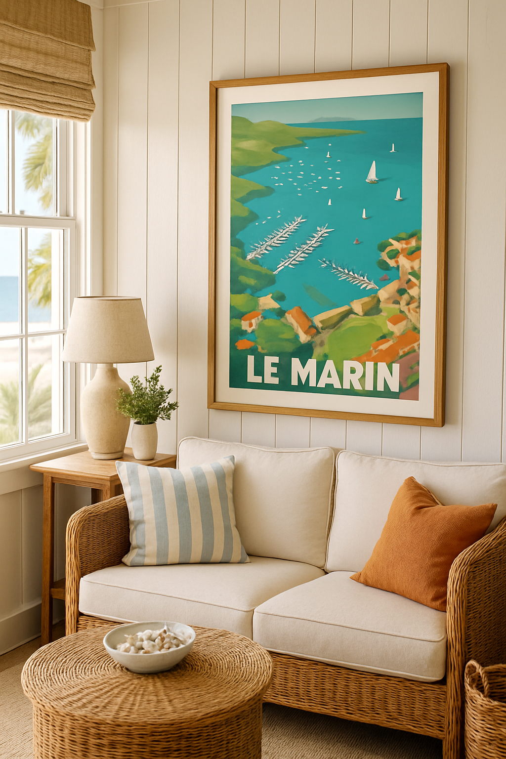 Mise en situation Affiche de Le Marin - Escapade paisible au bord de l'eau