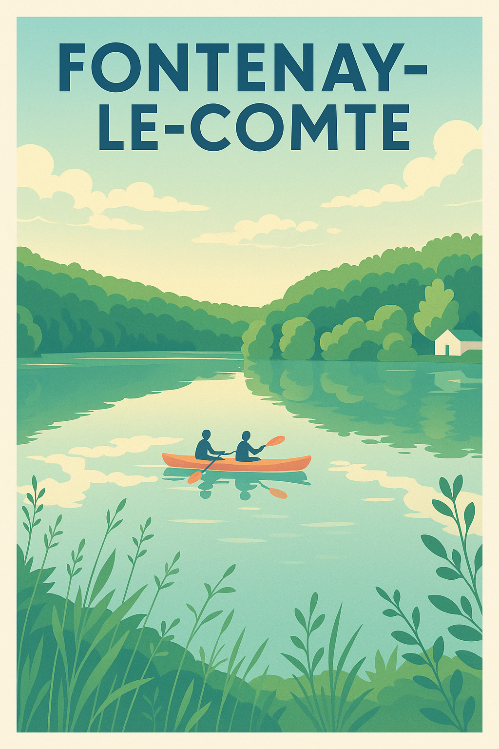 Affiche de Fontenay-le-Comte - Évasion Nature au Fil de l'Eau