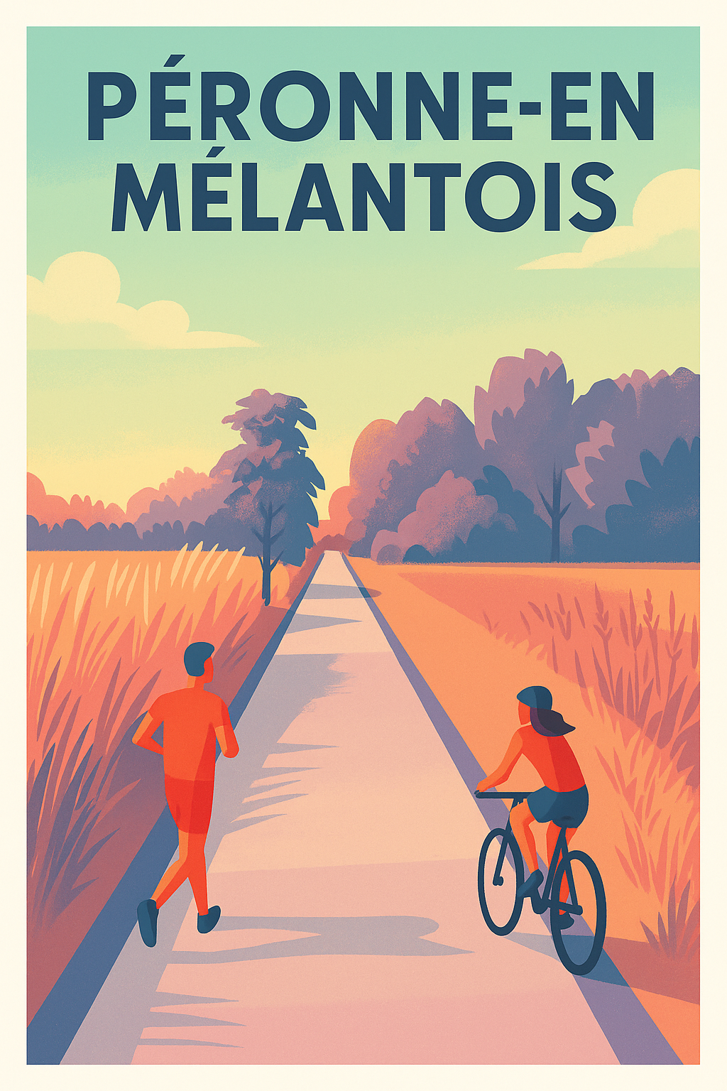 Affiche de Péronne-en-Mélantois - Promenade entre nature et bien-être