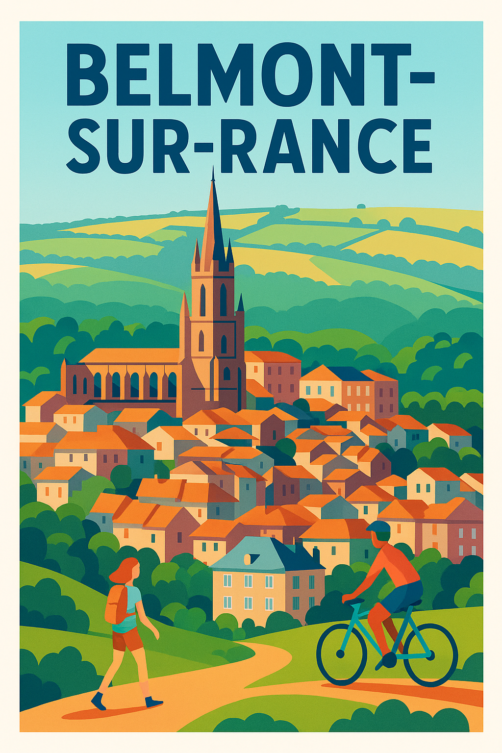 Affiche de Belmont-sur-Rance - Un charmant village au cœur de la nature