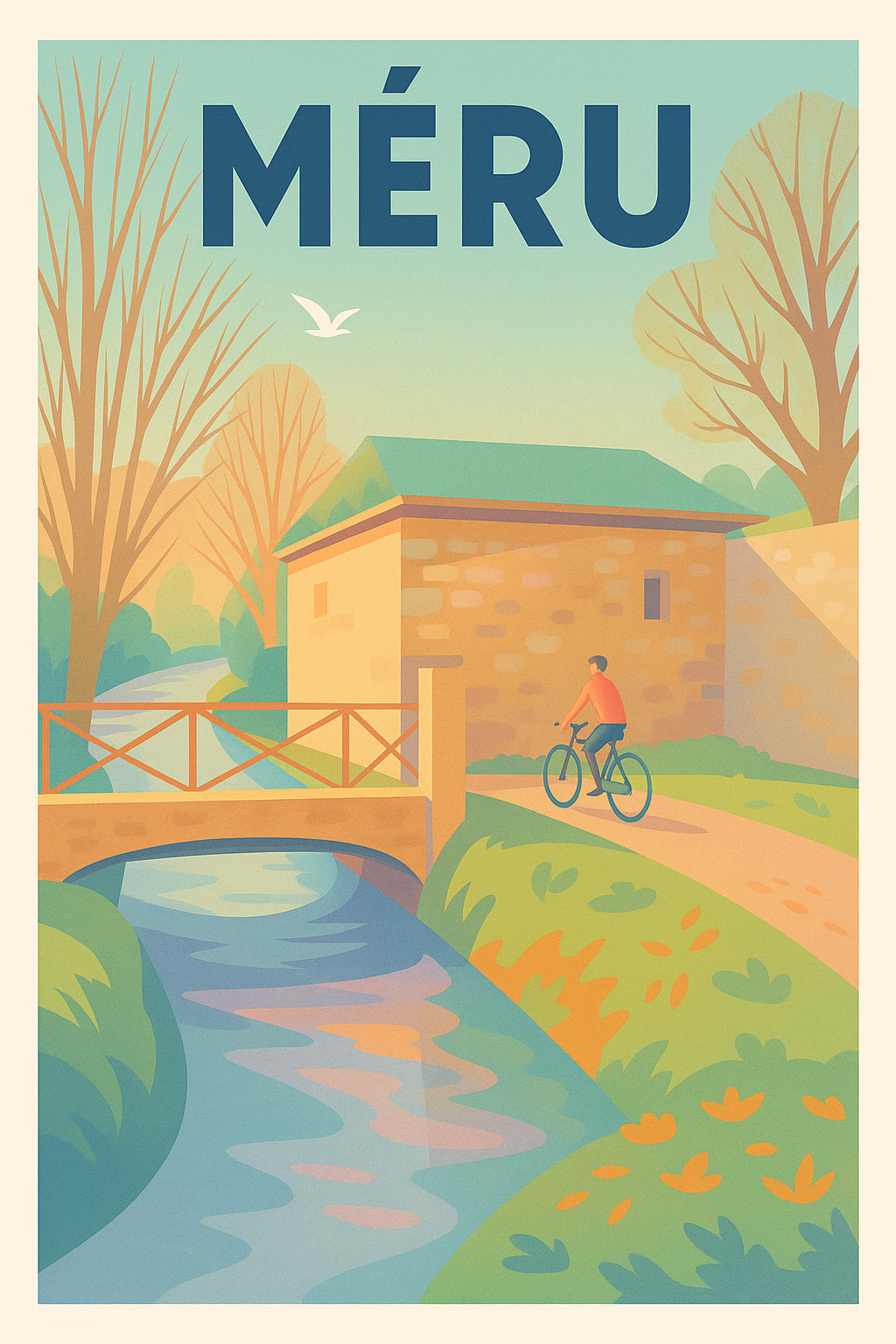 Affiche de Méru - Harmonie bucolique au fil de l'eau