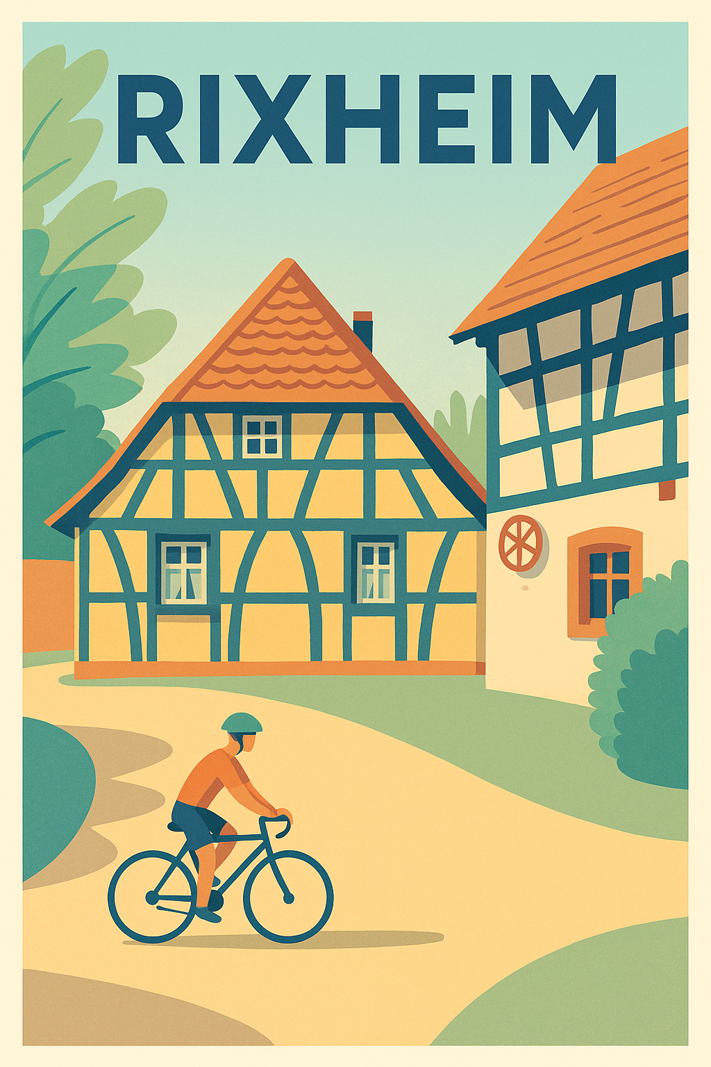 Affiche de Rixheim - Ambiance paisible et traditionnelle