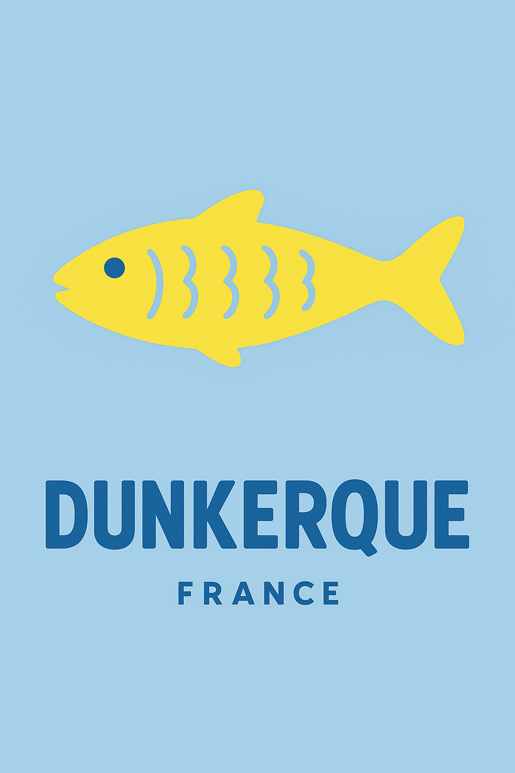 Affiche de La Rochelle - Élégance marine et modernité graphique