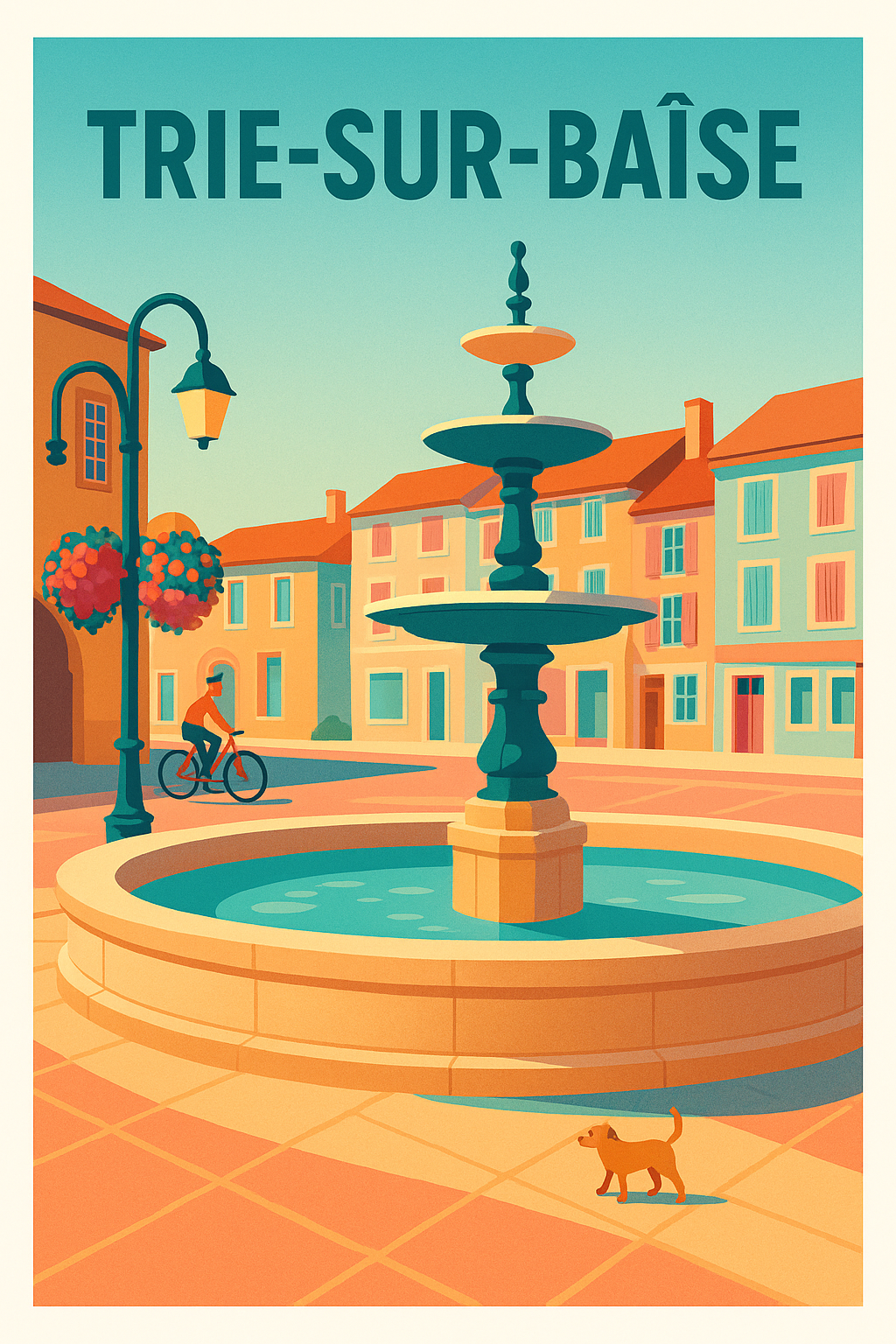 Affiche de Trie-sur-Baïse - Charme et tranquillité au cœur du village