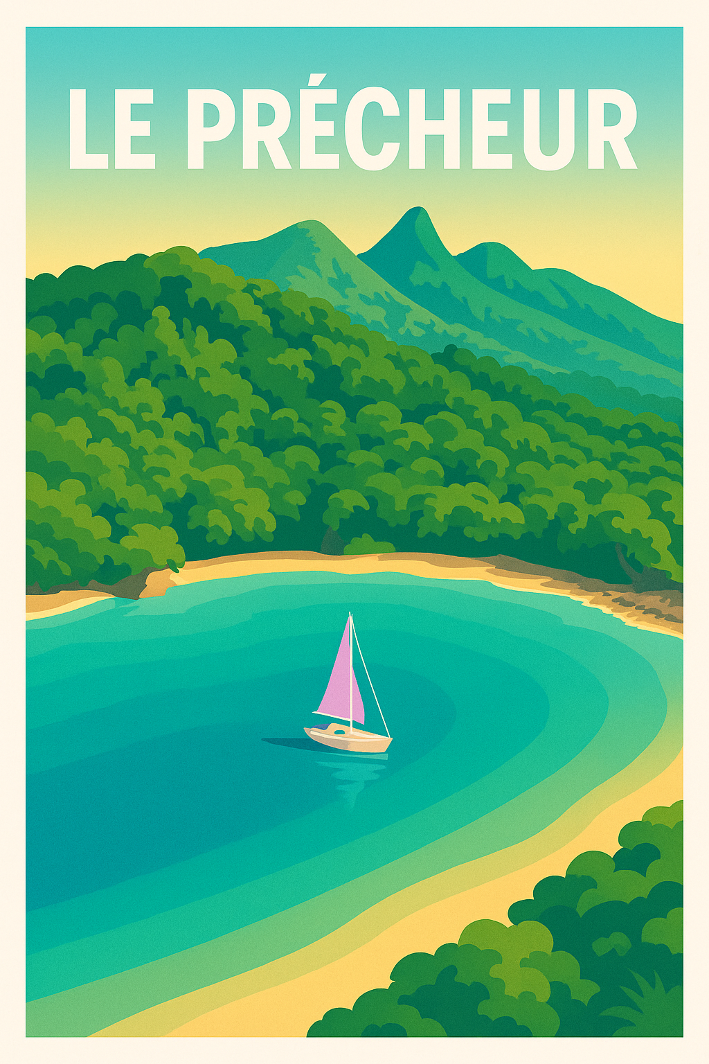 Affiche de Le Prêcheur - Plongée au cœur d'une baie tropicale