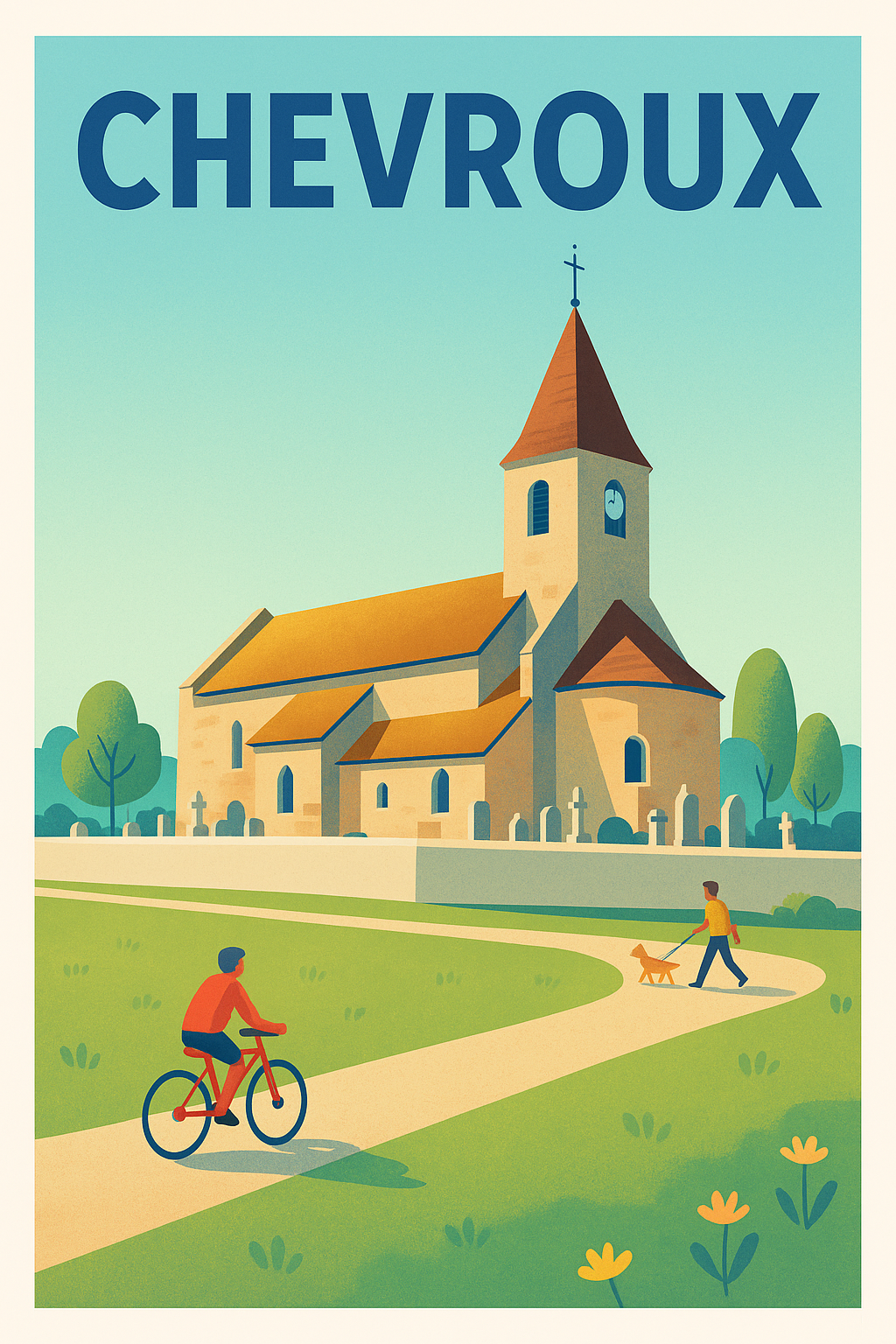 Affiche de Chevroux - Charme paisible et nature préservée