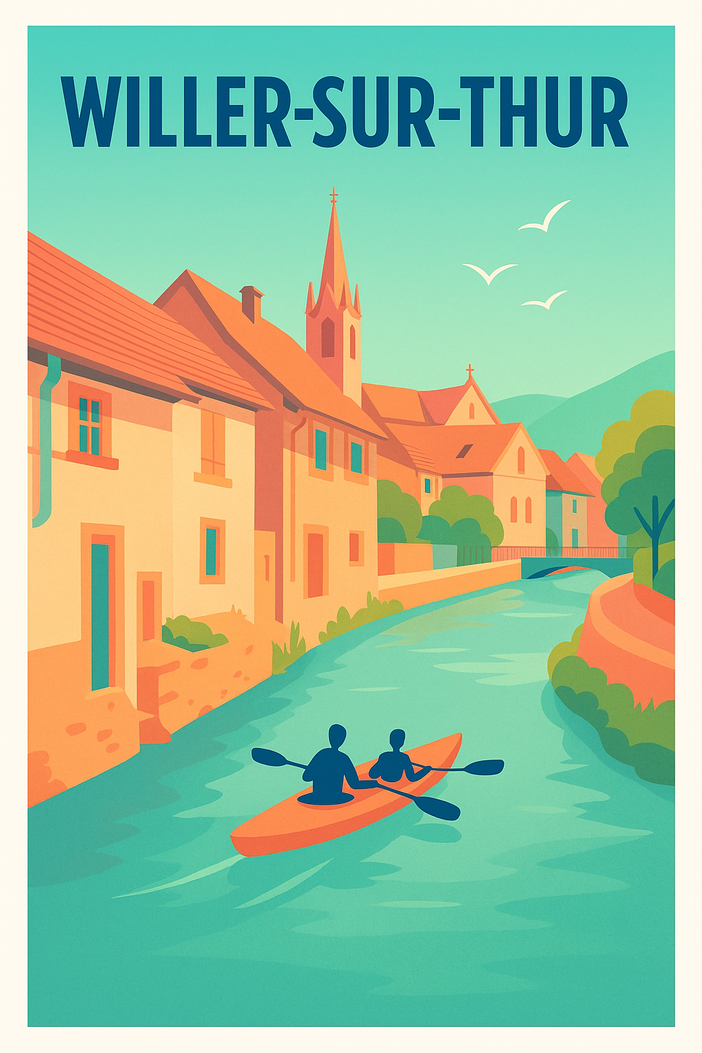 Affiche de Willer-sur-Thur - Charme et sérénité au fil de l'eau