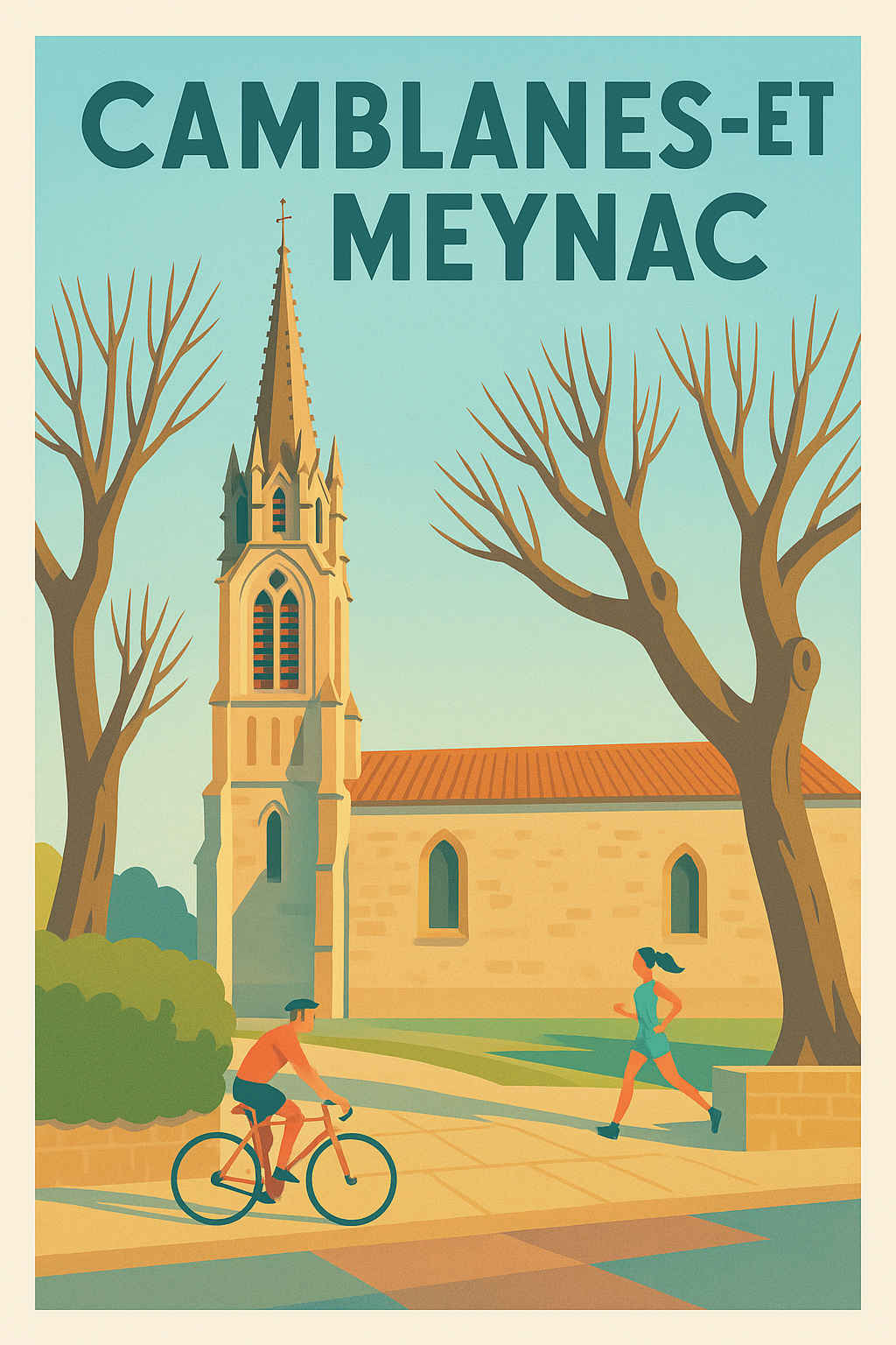 Affiche de Camblanes-et-Meynac - Charme et douceur de vie bordelaise