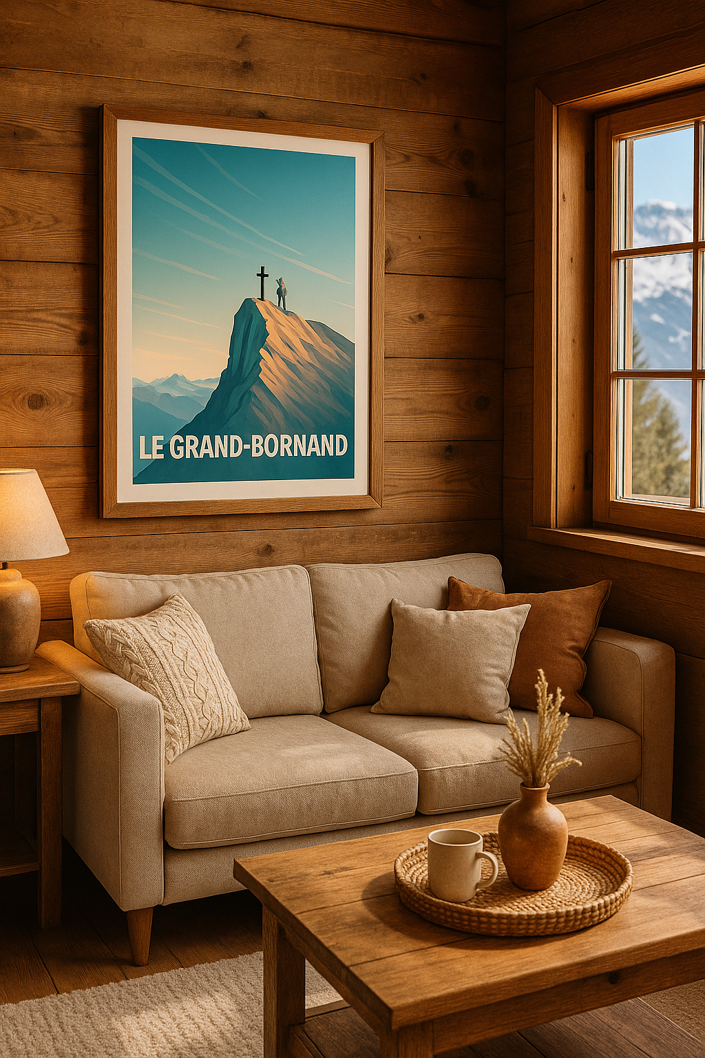 Mise en situation Affiche de Le Grand-Bornand - L'appel des sommets majestueux