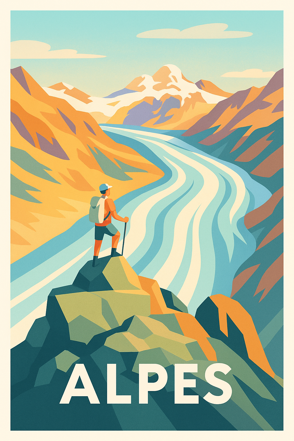 Affiche de Alpes - L'appel à l'aventure en haute montagne