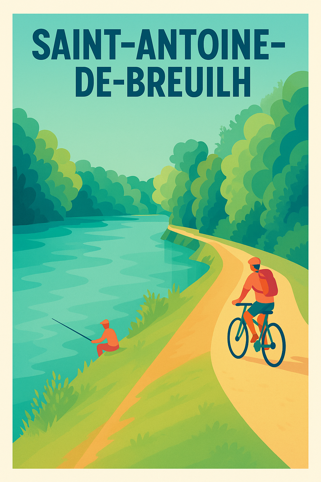Affiche de Saint-Antoine-de-Breuilh - Un havre de nature et de sérénité