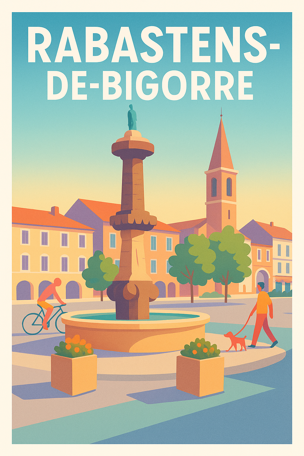 Affiche de Rabastens-de-Bigorre - Charme et Sérénité en Ville