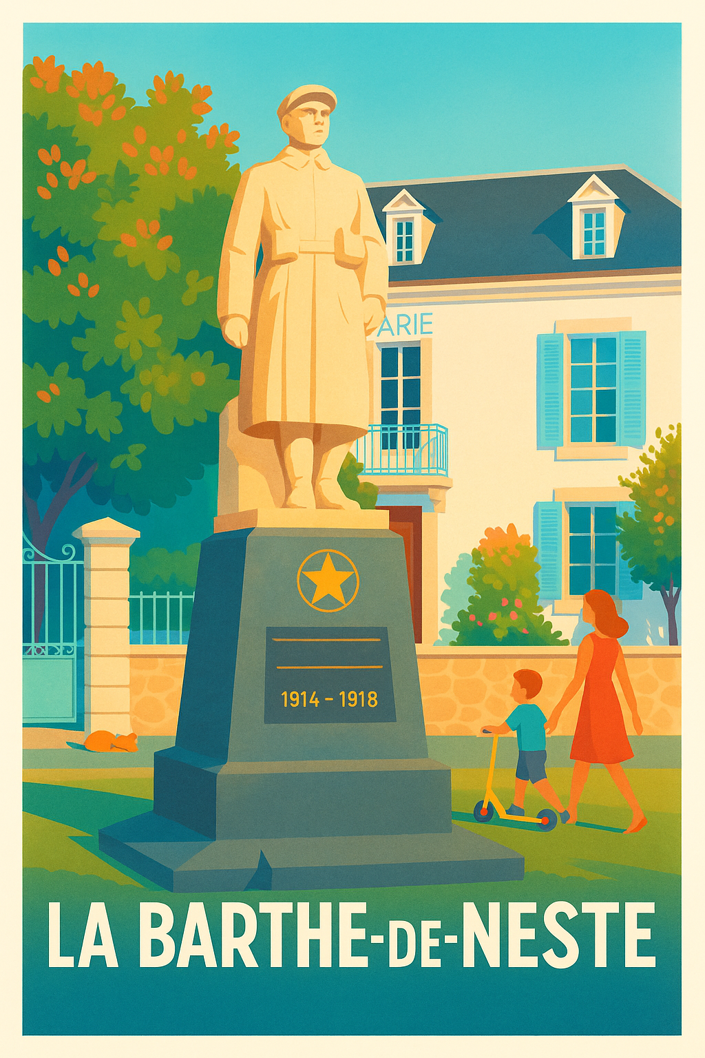 Affiche de La Barthe-de-Neste - Charme historique et convivialité à l'honneur