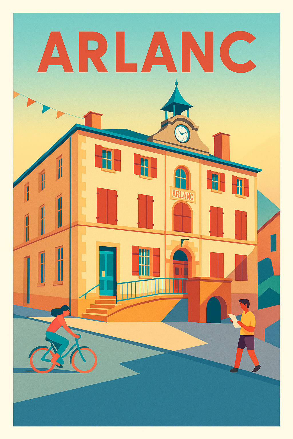 Affiche de Arlanc - Charme et douceur au cœur du village