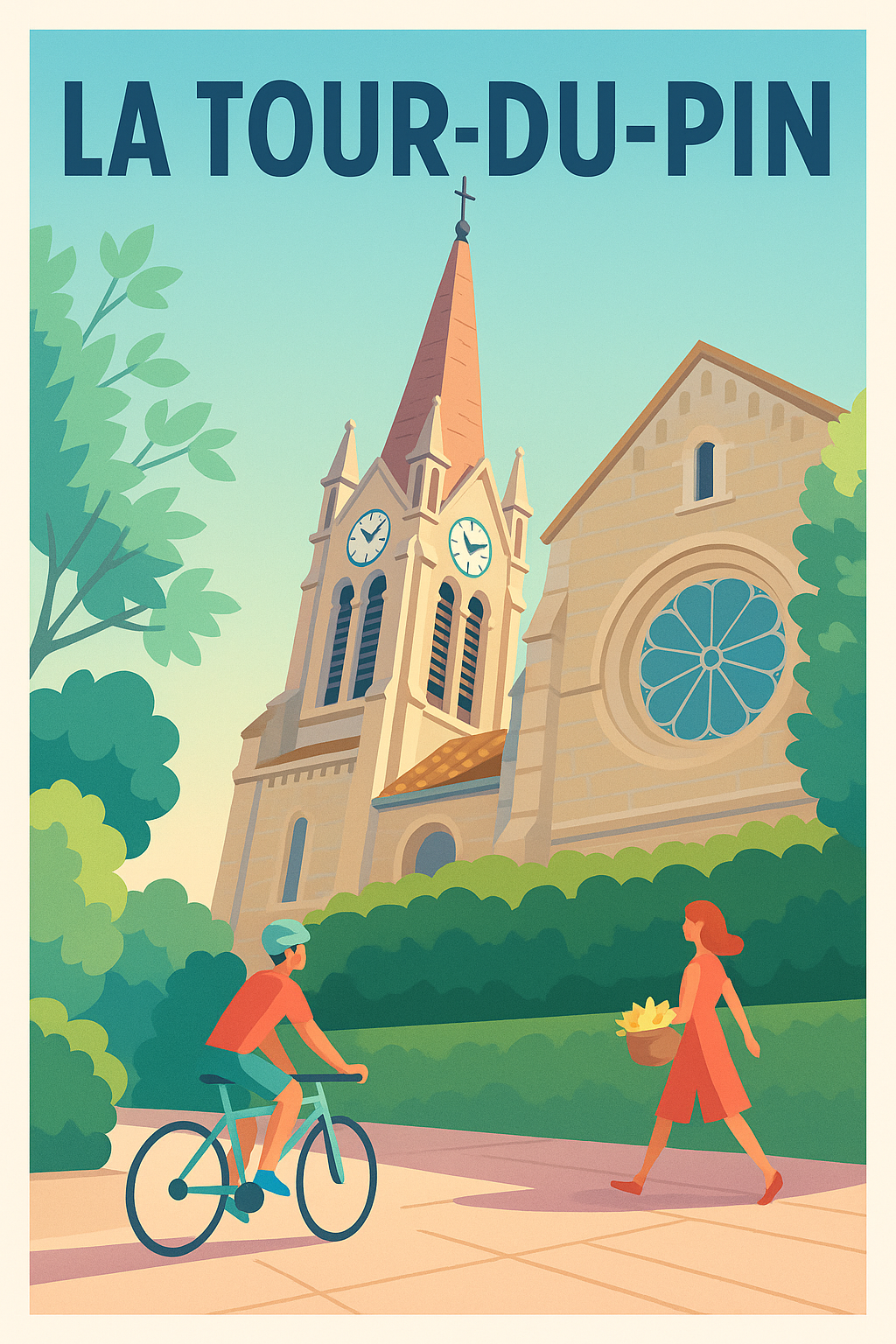 Affiche de La Tour-du-Pin - Charme et Sérénité au Cœur de la Ville